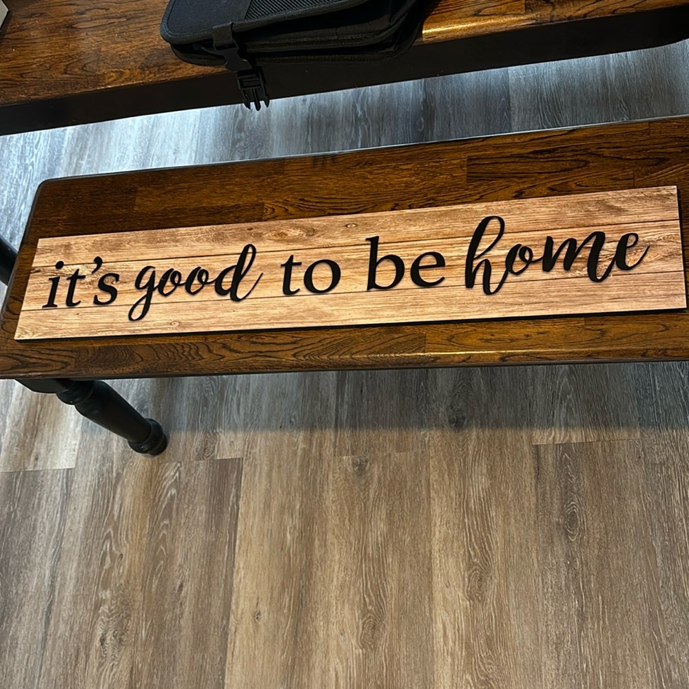 Entryway Sign